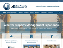 Tablet Screenshot of abetterproperty.com